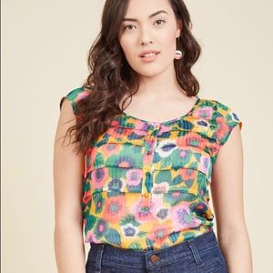ModCloth Brimming with Brio Top